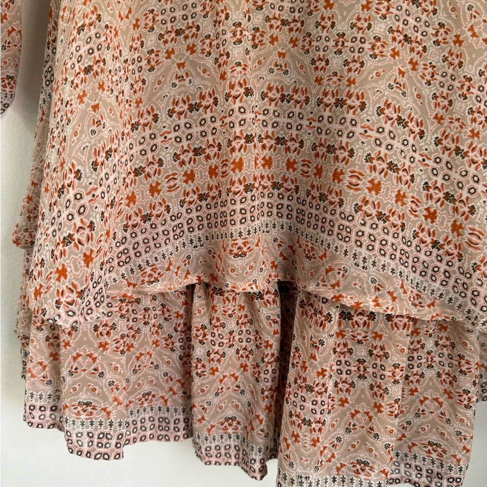Elegant Multicolor Patterned Dress - Picture 9 of 10